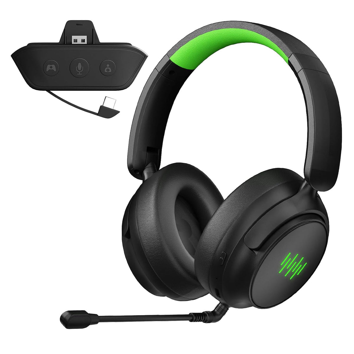 Nonbliep Wireless Gaming Headset with 3D Surround Sound