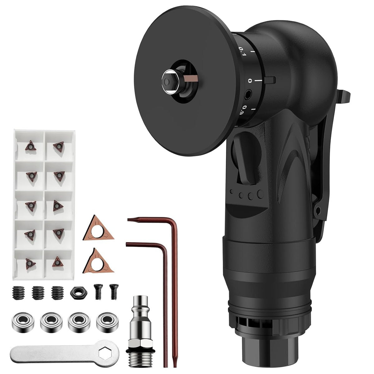 Pneumatic Chamfer Tool with C & R Angle Blades